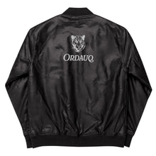 이미지를 갤러리 뷰어에 로드 , Leather Bomber Jacket
