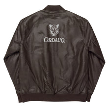 Carregar imagem no visualizador da galeria, Leather Bomber Jacket
