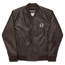 Charger l&#39;image dans la galerie, Leather Bomber Jacket
